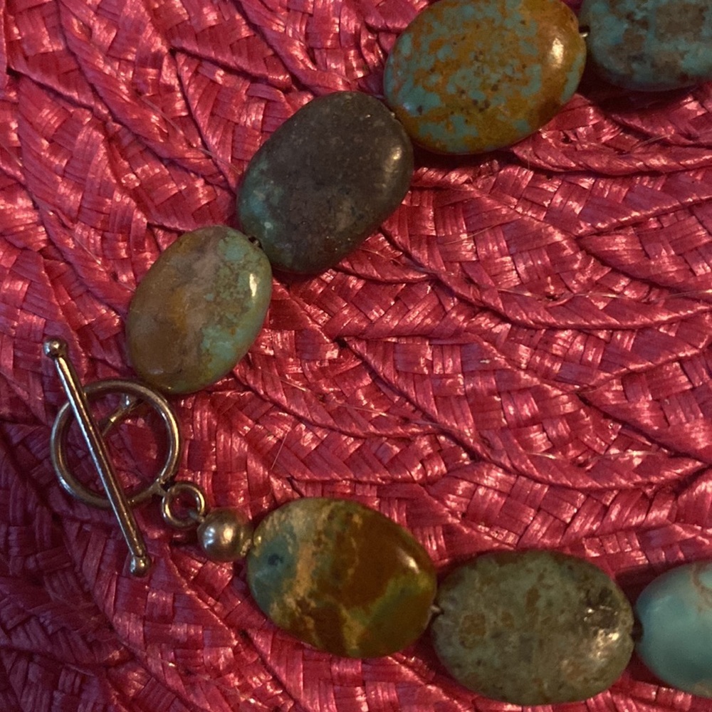 Smooth Turquoise Toggle Bracelet - image 2